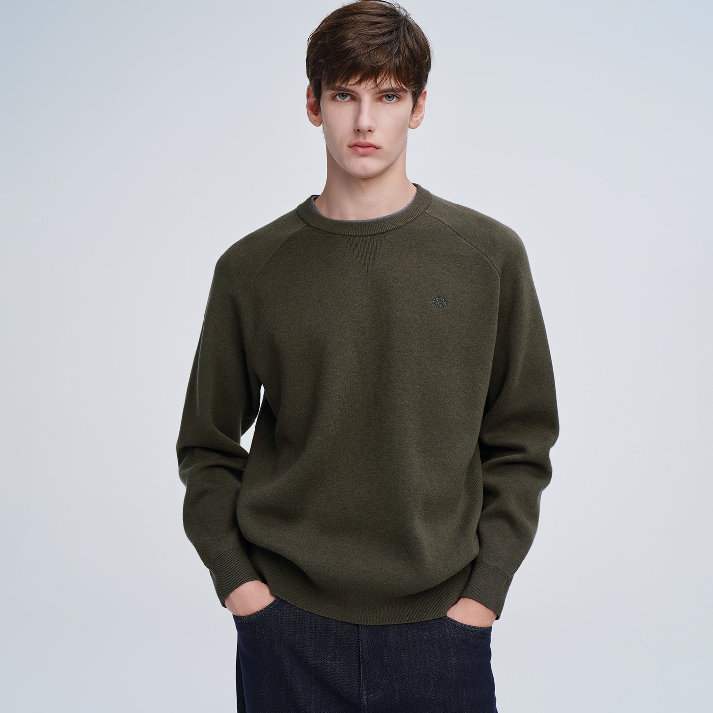 卓凡尼·华伦天奴圆领针织衫