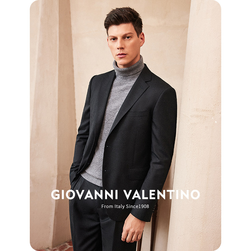 [全羊毛]GIOVANNI VALENTINO春季新款高端外套男休闲西装单便西服,男装,休闲西服,淘宝优惠券,粉丝福利购,淘宝优惠卷