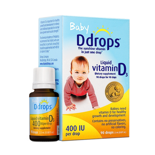 【保税】Ddrops 滴卓思｜婴儿ad滴剂婴幼儿维生素d3幼儿宝宝补钙