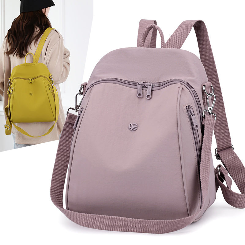 牛津布双肩包女士休闲时尚