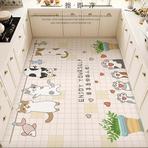 Нескользящий стираемый одноразовый водонепроницаемый гигиенический ковер из ПВХ