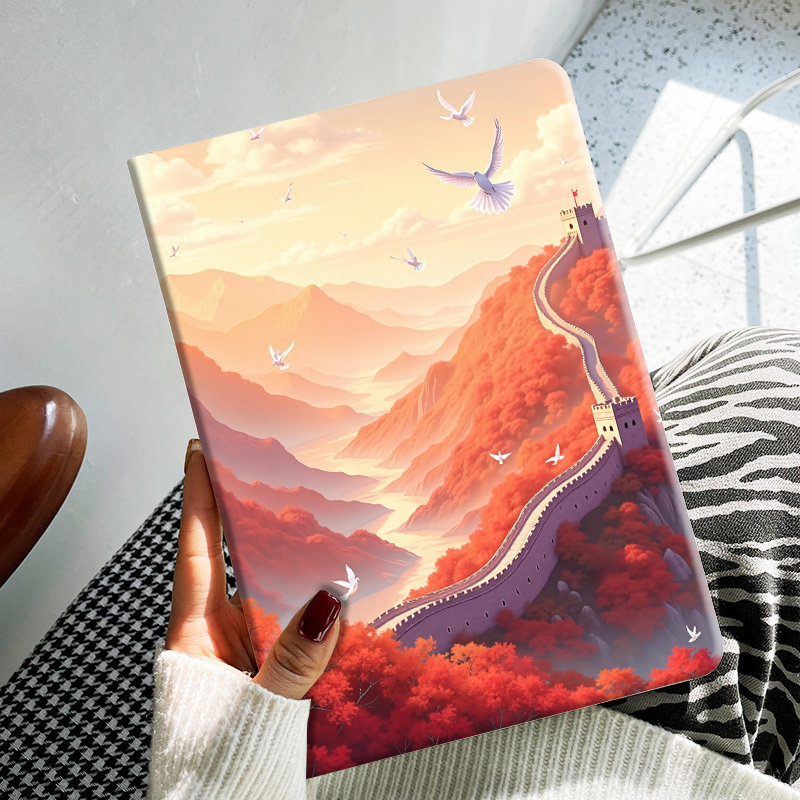 oppo平板保护套OPPO Pad4Pro专用保护壳SE防摔壳11英寸air2适用于一加平板Pad2pro儿童学生皮套国潮唯美支架