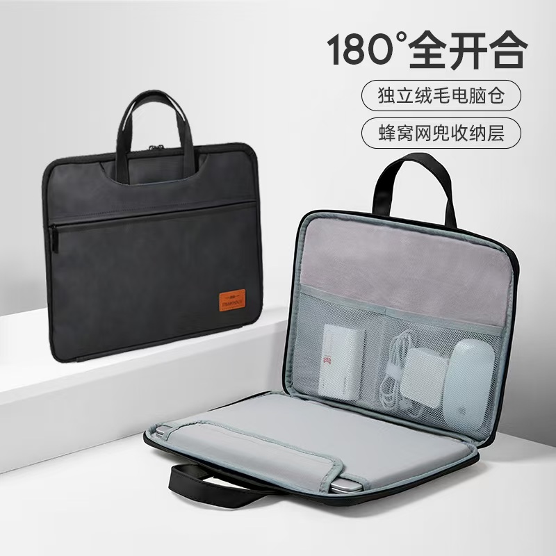 微软(Surface)笔记本电脑包13内胆14英寸pro男士9/8/7/6/5/4二合一go/laptop平板3手提包防震prox简约公文包L