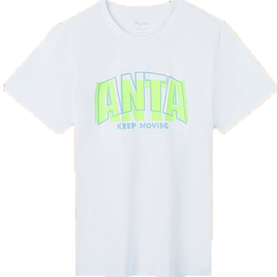 安踏童装男童短袖官方旗舰夏季新款儿童运动上衣中大童T恤男孩短T