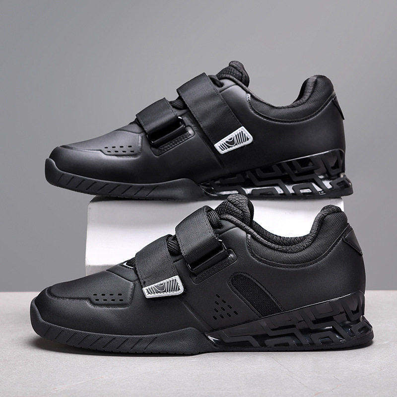 宽楦举重宽掌健身划船壶铃男女硬拉鞋负重力量举硬底支撑平底硬拉