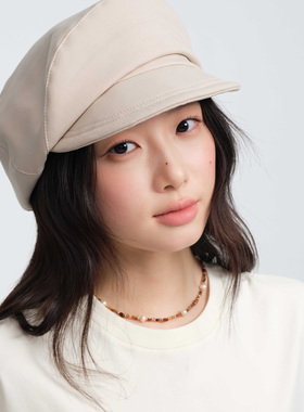 英伦风报童帽女夏季显脸小百搭