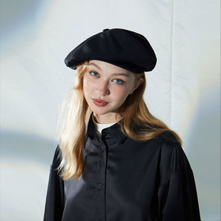 clásico原创设计褶皱大报童帽复古小众四季休闲oversize短檐帽子