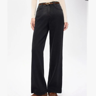 M27长103品牌全新加绒直筒渐变色牛仔裤Z5D7026