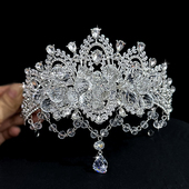 皇冠新娘结婚头饰结婚发饰大气高级感婚纱礼服皇冠配饰生日王冠