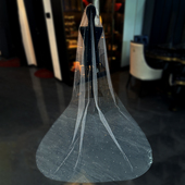 新款 珍珠拖尾头纱超仙森系新娘结婚主婚纱头纱婚纱照写真拍摄头饰