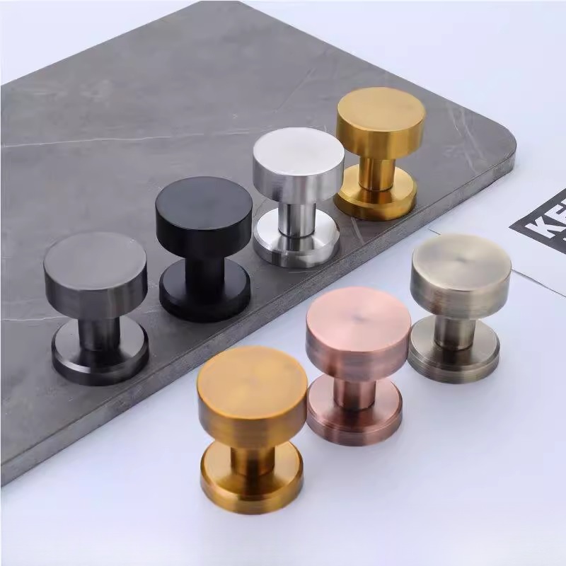 圆球不锈钢隐形门拉手明装单面暗门背景墙房门木门卧室门把手