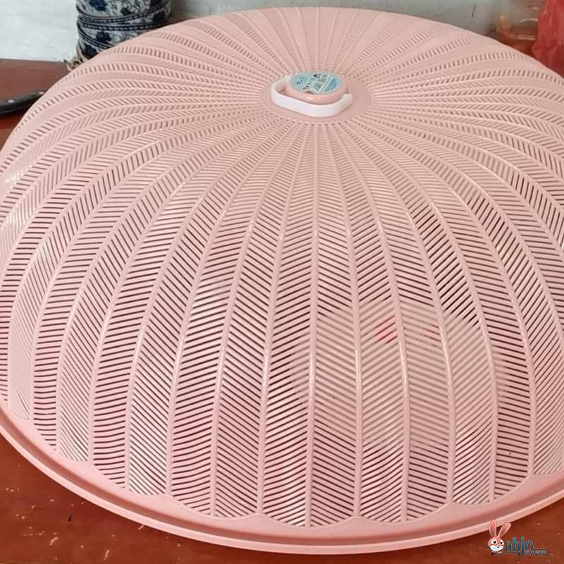 餐桌圆形塑胶盖菜罩家用遮饭菜防尘苍蝇大号厨房台罩