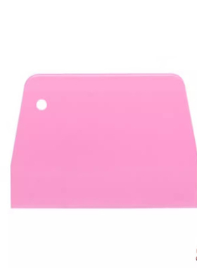 .耐高温切片面包塑料刮板摊煎饼雪花酥铲子肠粉奶油刀硅胶黄色烘