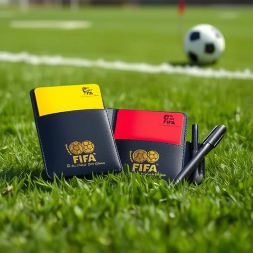 足球裁判红黄牌带笔挑边器用品