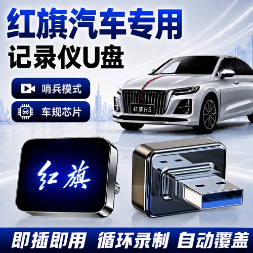红旗专用哨兵行车记录仪U盘