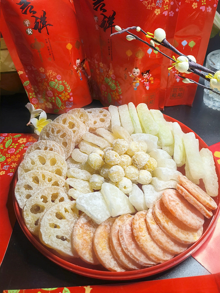 糖冬瓜 莲子 莲藕 糖果广西冬瓜糖瓜条 冬瓜条冬瓜糖各地特产年货