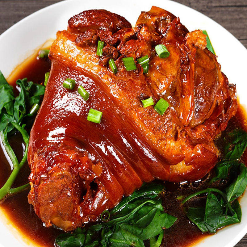 五香大肘子1000g*2袋酱卤猪肘子肉整只红烧真空装熟食蹄髈卤猪蹄