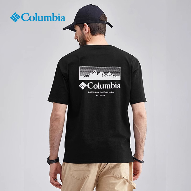 哥伦比亚户外男速干降温防晒T恤