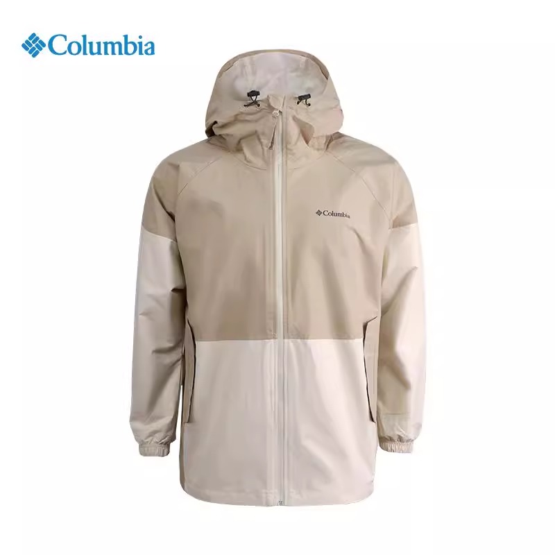 哥伦比亚户外女防风连帽夹克外套