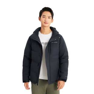 2025秋冬新品哥伦比亚羽绒服男防水加厚鹅绒热能保暖外套XE3760