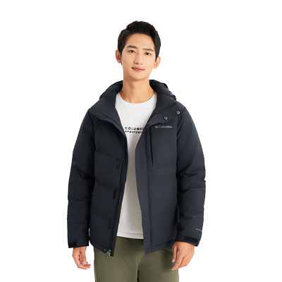 哥伦比亚防水鹅绒热反射羽绒服男