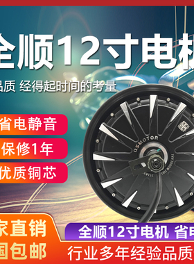 全顺电机电动车12寸1500W2000W3000W电机72V96V120V蓝德改装省电