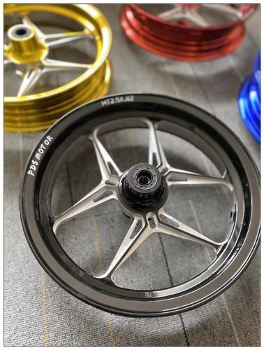 PDS 12寸铝合金轮毂 cnc前轮圈 小牛N1s三四代目小猴子鬼火电摩