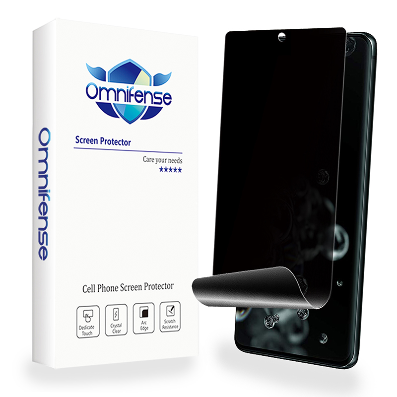 適用ZFold43磨砂防窺膜S242Ultra電競(jìng)防指紋S21UW22隱私保護(hù)Note20ultra指紋解鎖S20+plus全膠柔軟水凝非鋼化