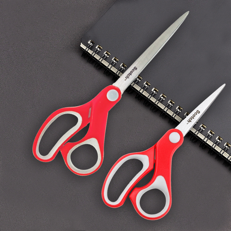 3M6寸7寸办公裁剪剪刀办公家用手工剪纸修枝1427不锈钢防锈剪刀1426剪子居家用手工用文具剪纸刀