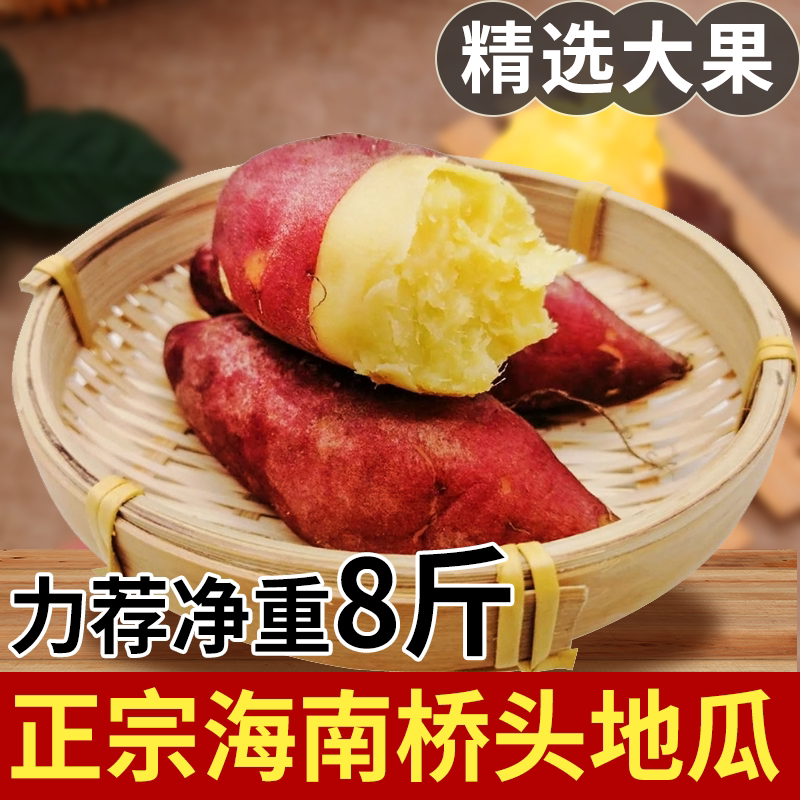 正宗海南桥头地瓜产地现挖
