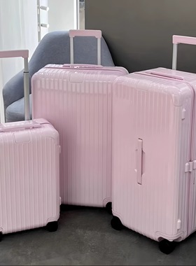R家明星同款超轻运动版行李箱essential女  trunk方胖子款拉杆箱