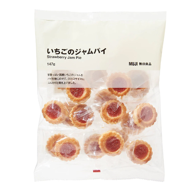 日本直邮 无印良品 大袋草莓果酱派巧克力棒曲奇饼干超美味零食