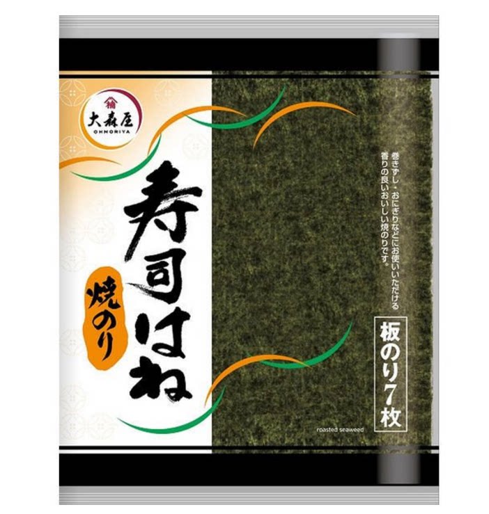 日本进口大森屋海苔包年糕包饭团包寿司