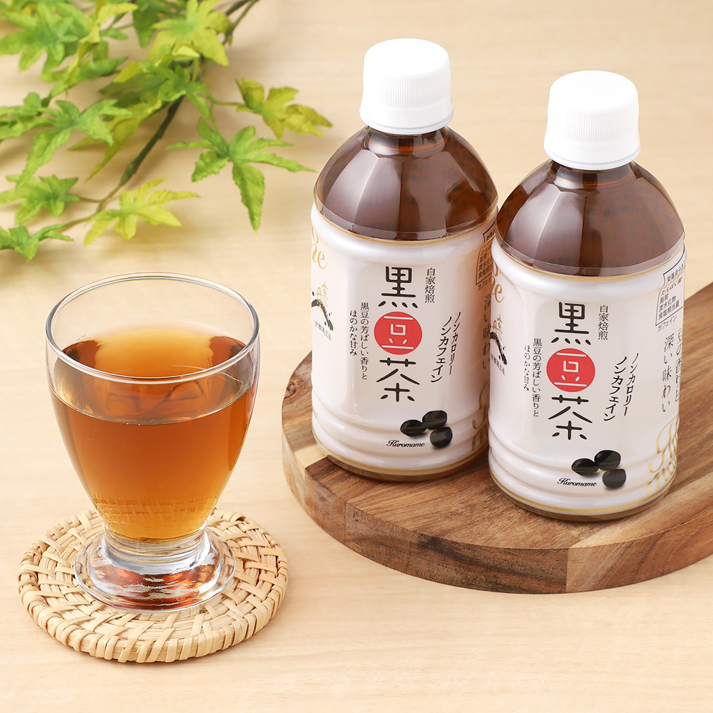 日本进口京・丹波黒豆茶饮料线上限定零咖啡因350ml×24瓶整箱
