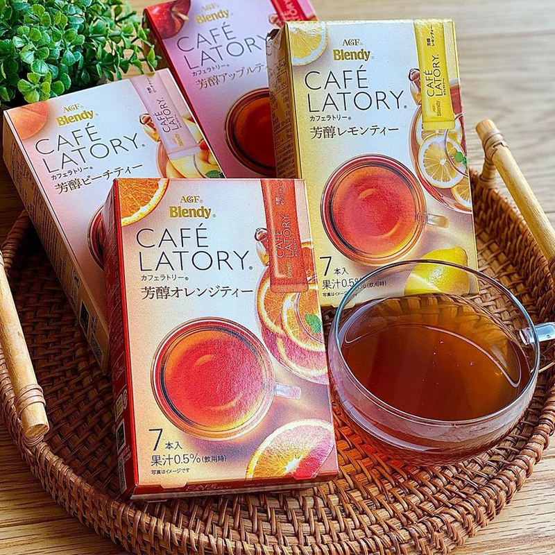 agf日本进口抹茶速溶咖啡