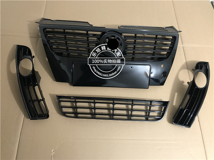 오래된 MAGOTAN 수정된 중국 그릴 0708091011 MAGOTAN 전면 B6이 밝은 검정색 고광택 페인트 올블랙 그릴로 변경됨