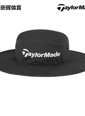 TaylorMade泰勒梅高尔夫新款男士防晒透气遮阳渔夫大帽檐golf帽子
