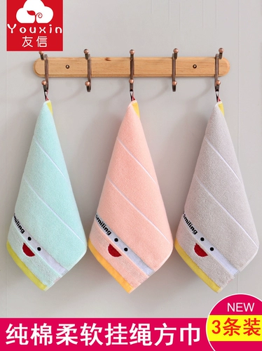 Квадратный носовой платок для взрослых, хлопковое полотенце для умывания для домашнего использования, европейский стиль