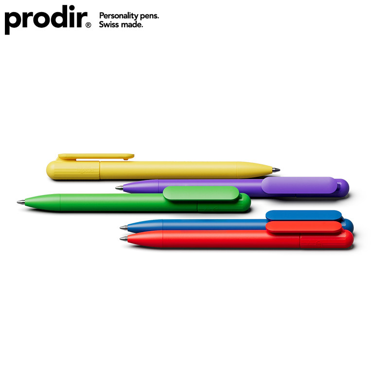 口袋笔DS6Smini迷你便携黑色签字笔女士高档精致文具prodir瑞士进口旋转中性笔高颜值随身小笔短笔办公笔定制
