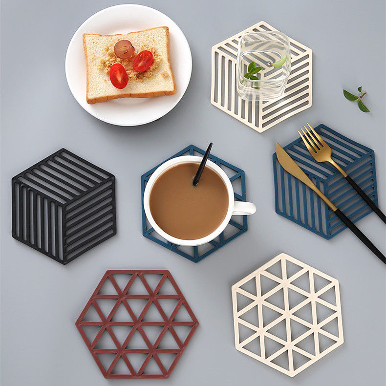 【一个装】硅胶隔热垫北欧防烫垫碗垫家用厨房锅垫盘垫杯垫日用套