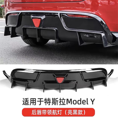 适用于19-24款特斯拉Model3/Y前唇后唇侧裙改装免打孔无损安装