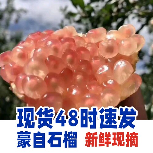 【30年老树】 新鲜现摘硬籽浅红石榴 蒙自农家直接发硬籽酸甜多汁