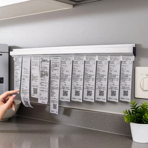 铝合金小票夹排单器收纳夹