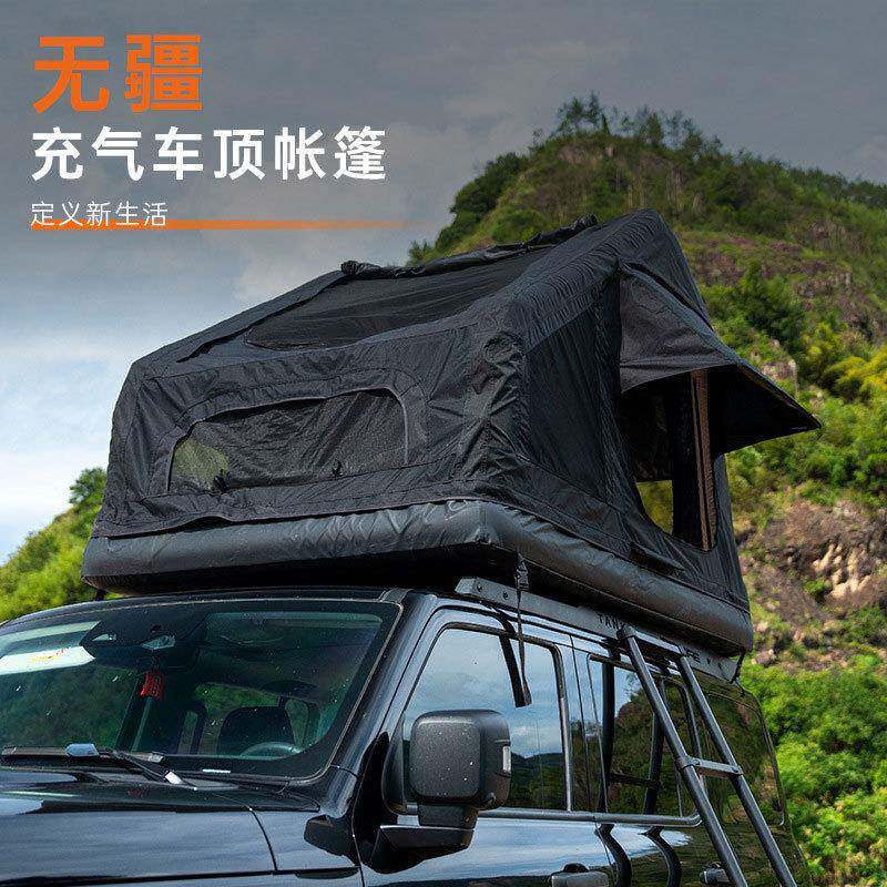 TRD充气车顶帐篷户外露营SUV越野自驾游汽车露营可收纳车载帐篷