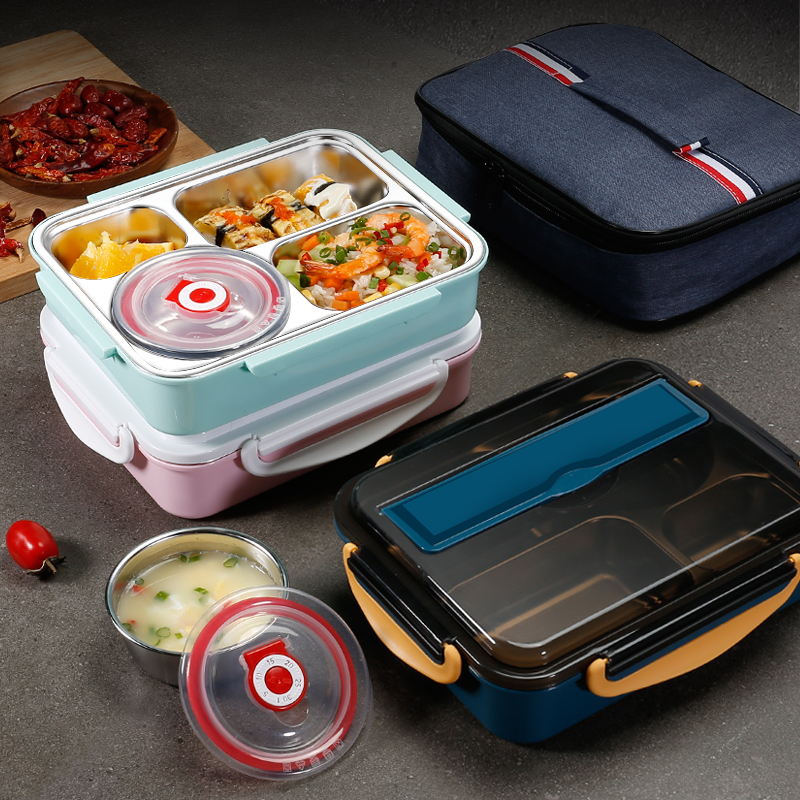 保温饭盒分隔上班族便当餐盘便携