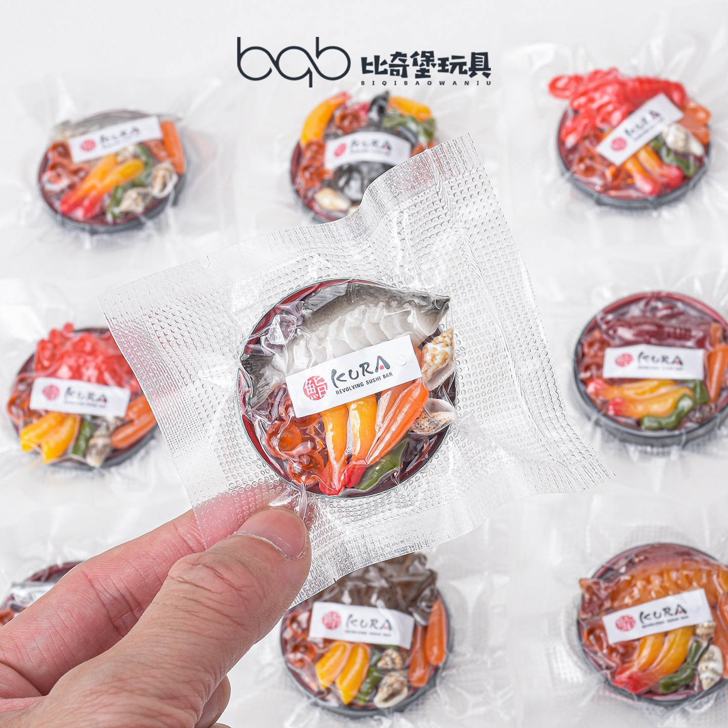 迷你仿真日式海鲜盘真空食物微缩模型食玩创意小摆件过家家小玩具