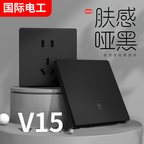 国际电工86型单控双控开关