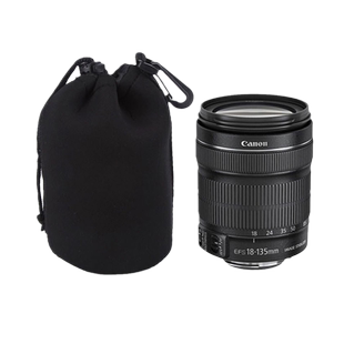 适用单反相机镜头袋索尼镜头筒佳能尼康微单潜水料镜头包富士奥林巴斯弹性镜头套松下收纳软包