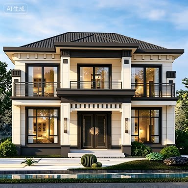 农村二层自建别墅CAD施工图2026