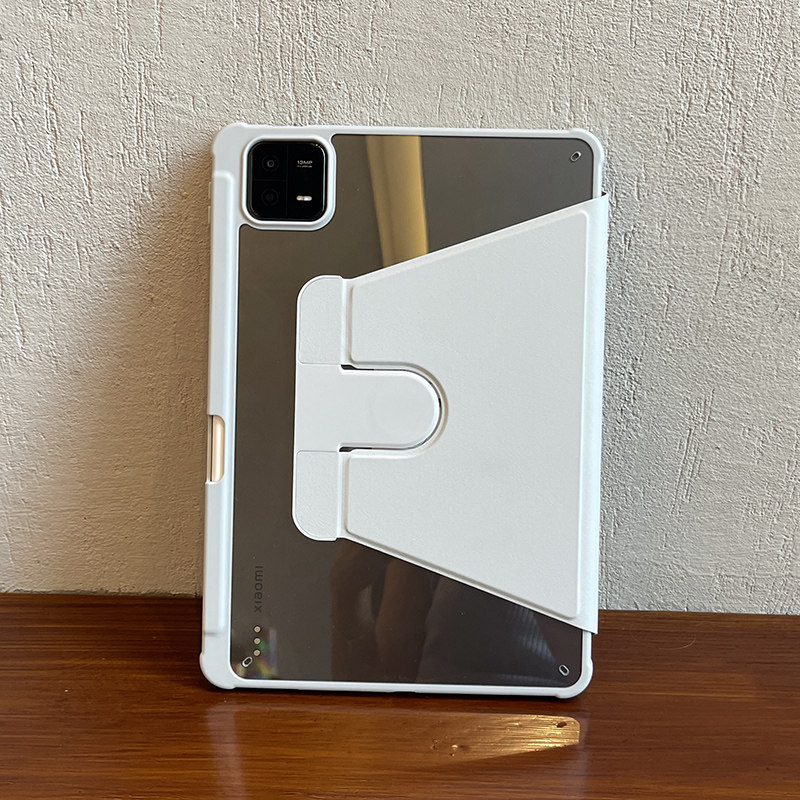 适用小米平板8保护套电脑6spro旋转7带笔槽Kpad8.8红米Redmipadpro12.1包边防摔5防弯壳透明12.4亚克力度软壳